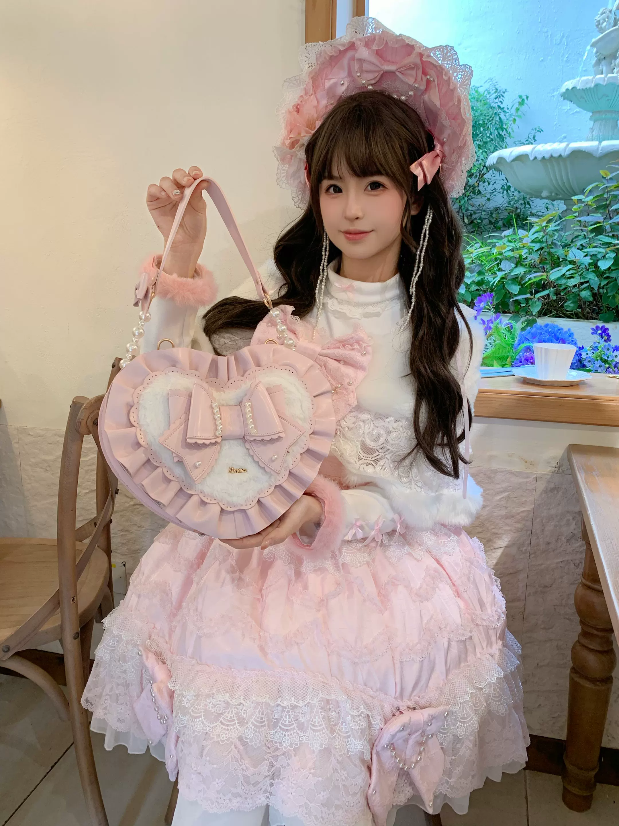 Small Gift Box - Sweet Lolita Heart Handbag, Bow Accent - Image 20