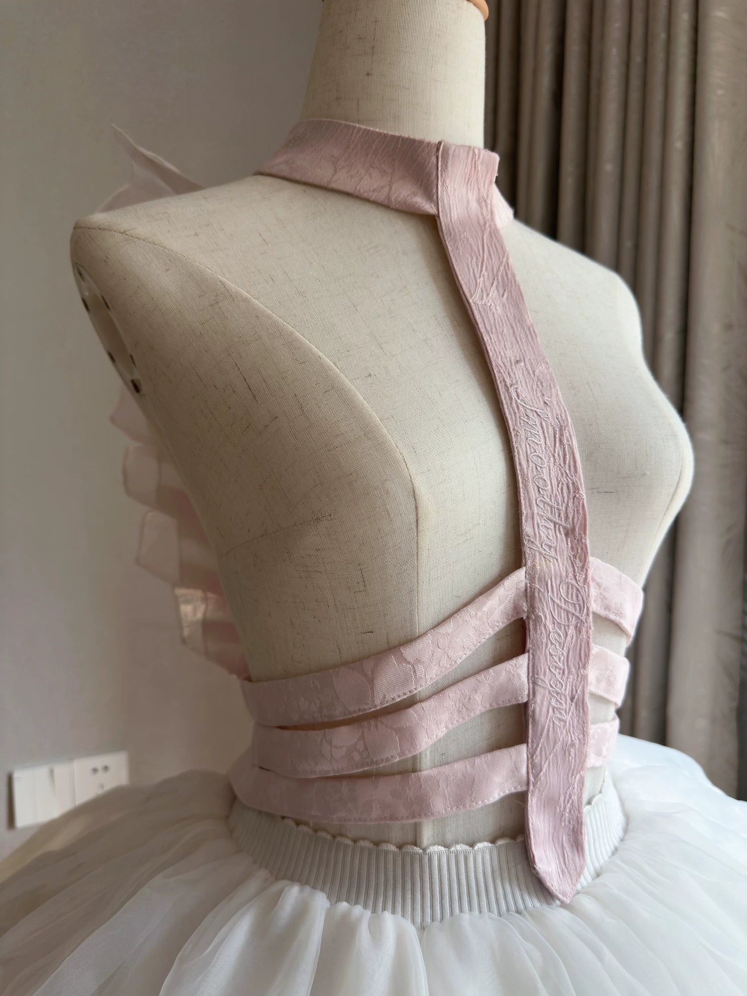 Jormungand - Snake Skeleton Inspired Back Accessory, Detachable Bows - Image 12