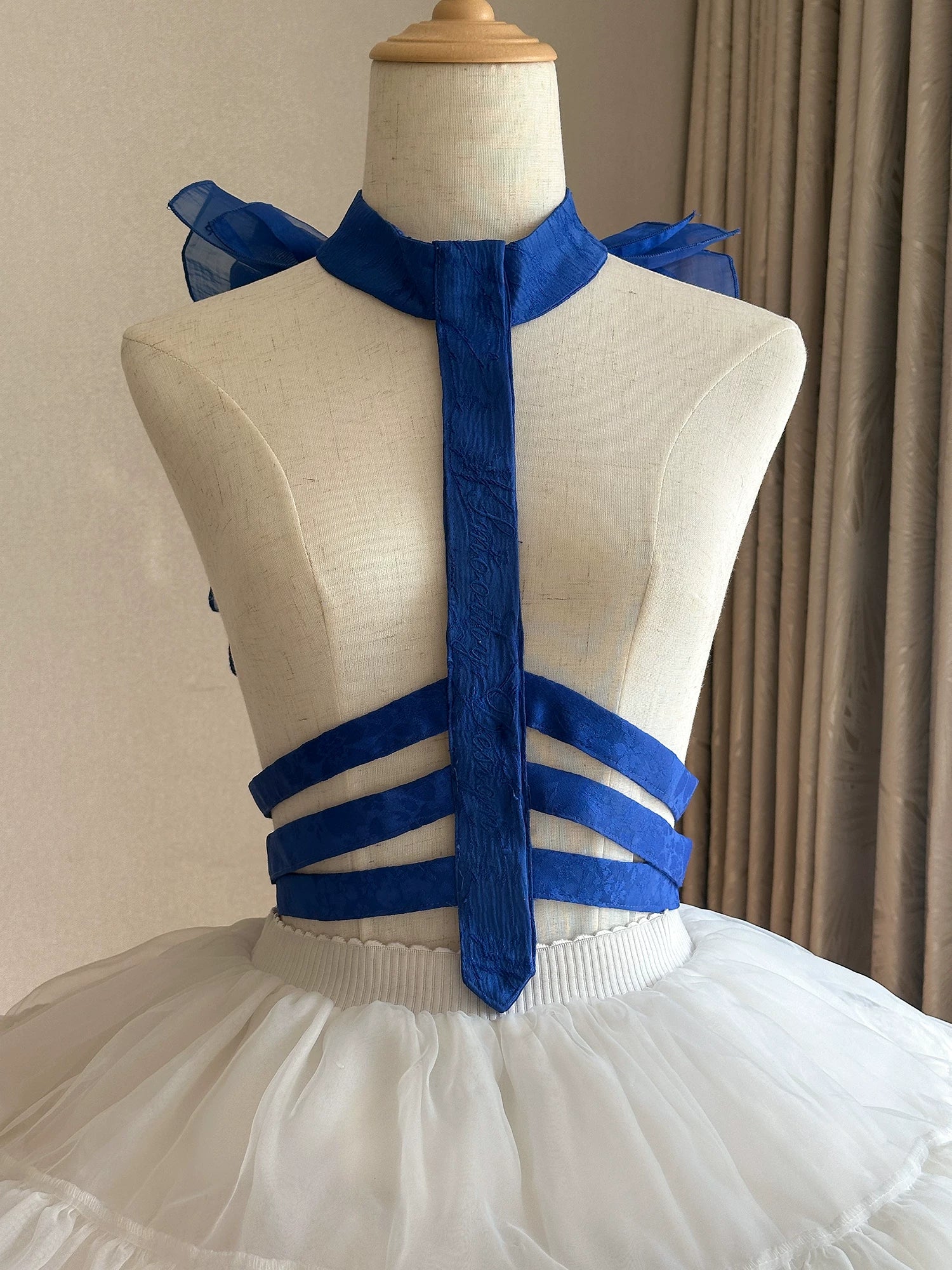 Jormungand - Snake Skeleton Inspired Back Accessory, Detachable Bows - Image 14