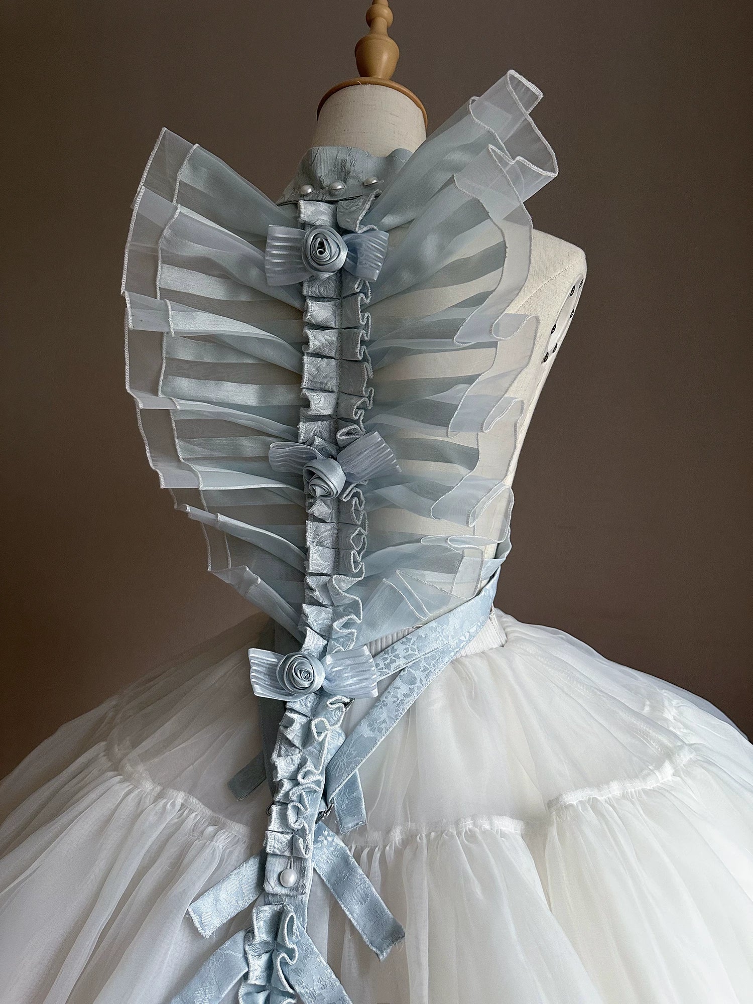 Jormungand - Snake Skeleton Inspired Back Accessory, Detachable Bows - Image 16