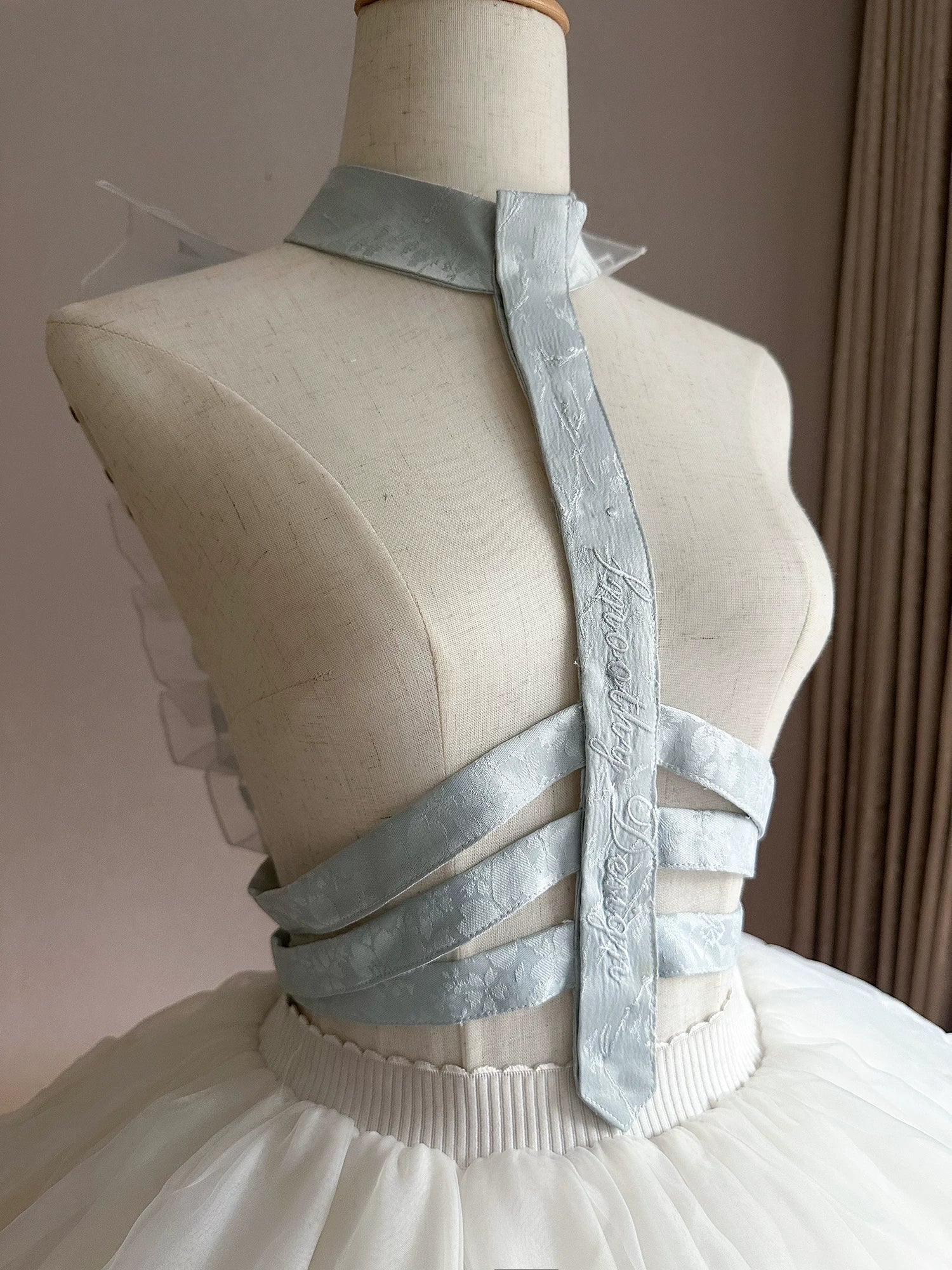 Jormungand - Snake Skeleton Inspired Back Accessory, Detachable Bows - Image 17