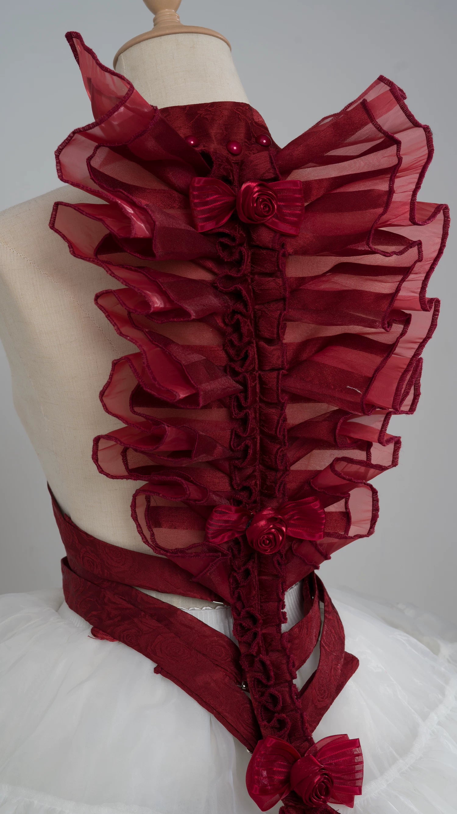 Jormungand - Snake Skeleton Inspired Back Accessory, Detachable Bows - Image 18
