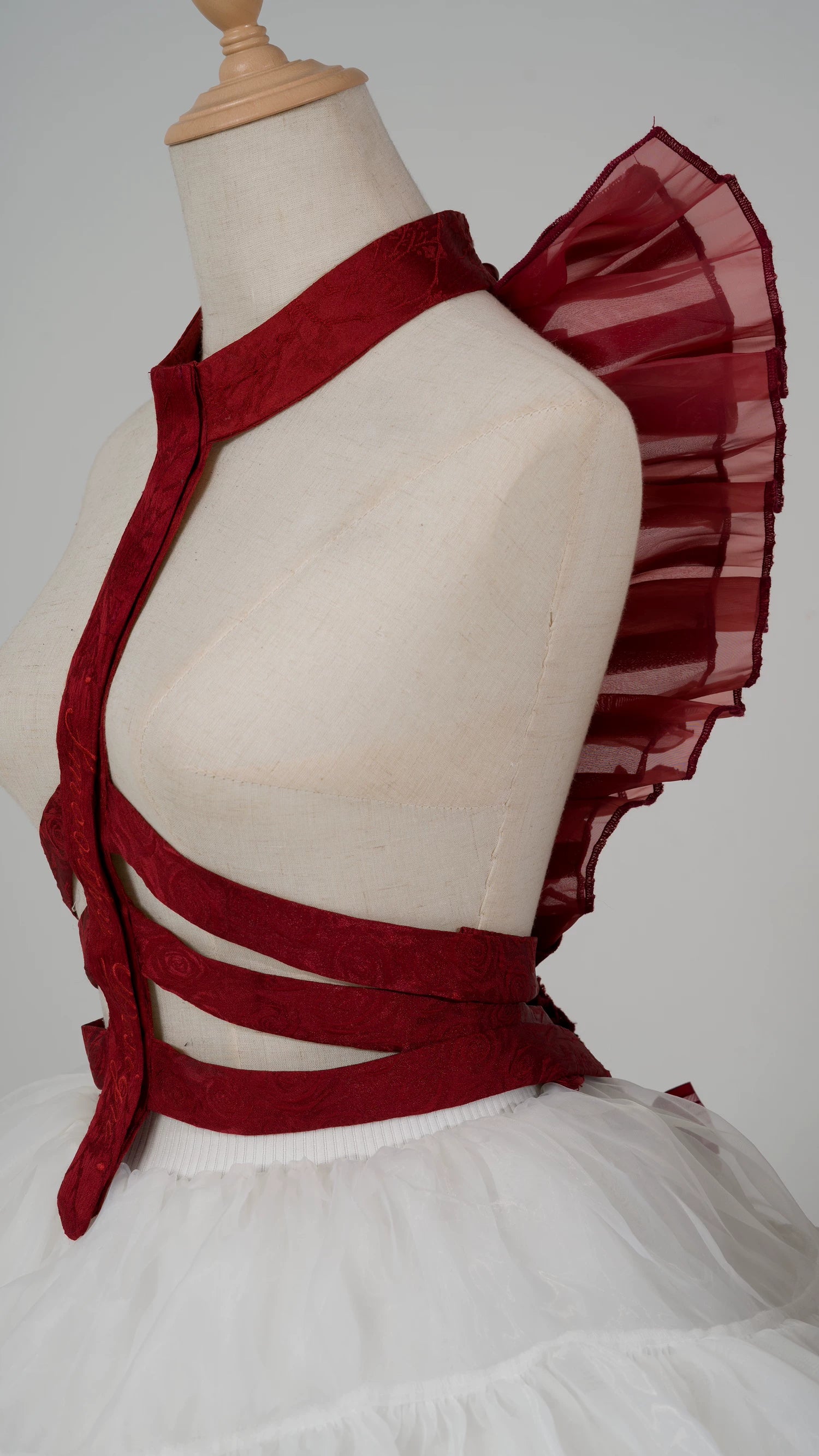 Jormungand - Snake Skeleton Inspired Back Accessory, Detachable Bows - Image 19