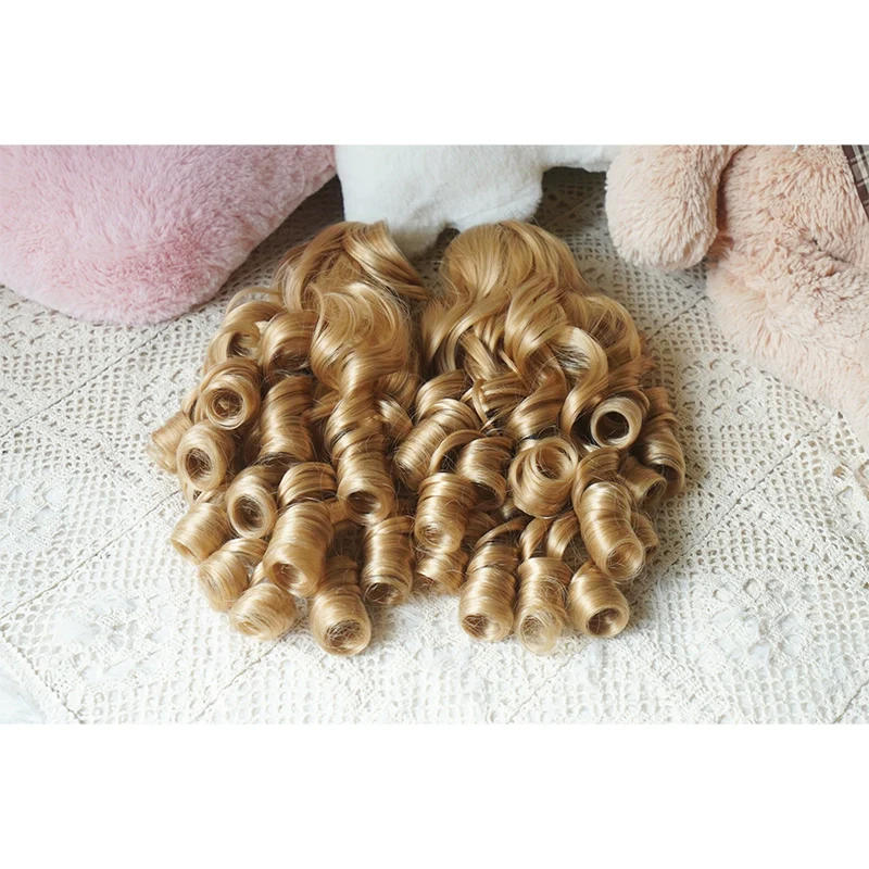 Imperial Tea - Solid Lolita Bob Wig With Detachable Curl Ponytail - Image 15