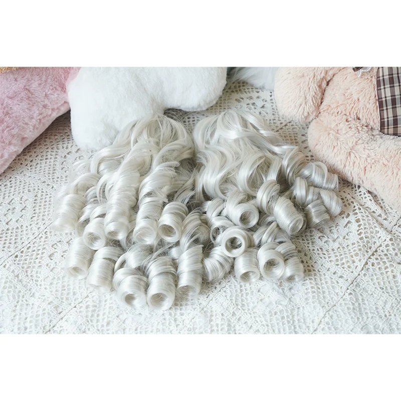 Imperial Tea - Solid Lolita Bob Wig With Detachable Curl Ponytail - Image 17
