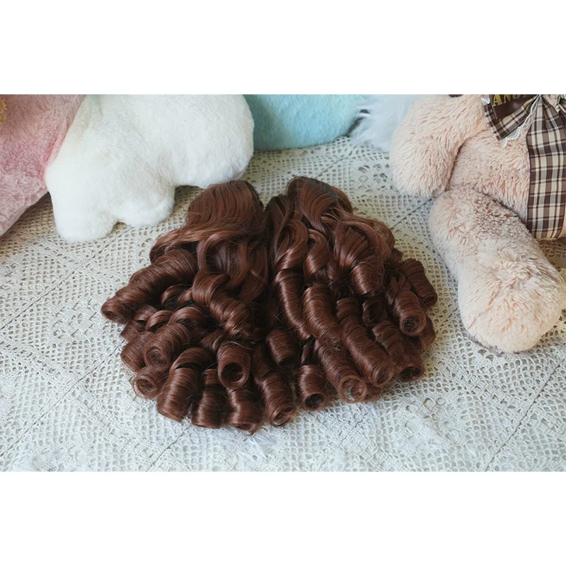 Imperial Tea - Solid Lolita Bob Wig With Detachable Curl Ponytail - Image 18
