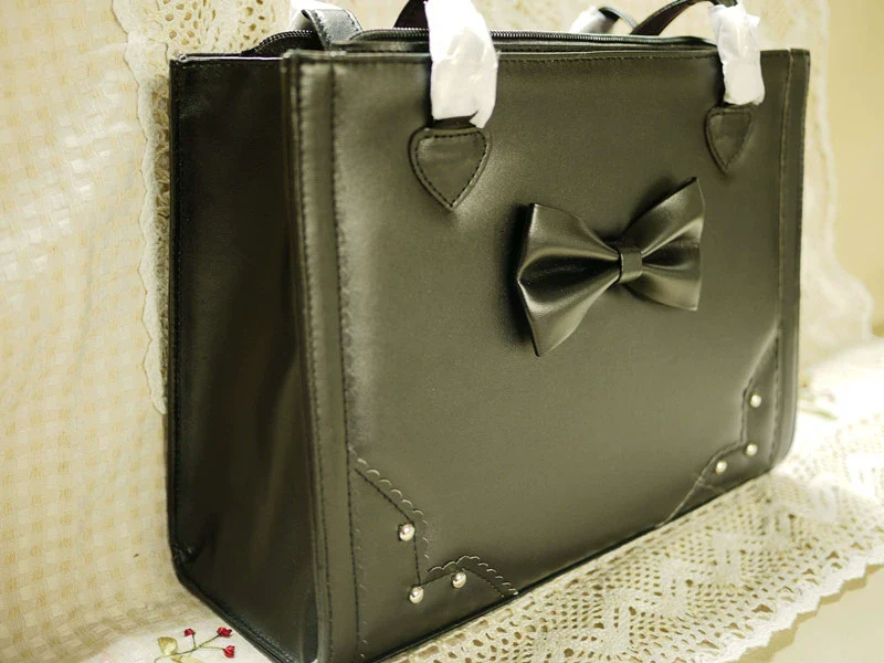 Solid Lolita Tote Bag With Large Capacity Customized Color - Image 8