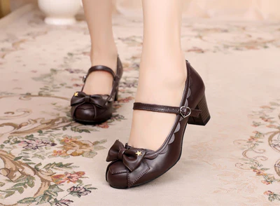 Ode to Luan - Sweet Lolita High Heel Bow Shoes - Image 15