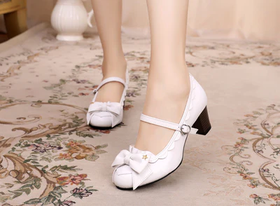 Ode to Luan - Sweet Lolita High Heel Bow Shoes - Image 2