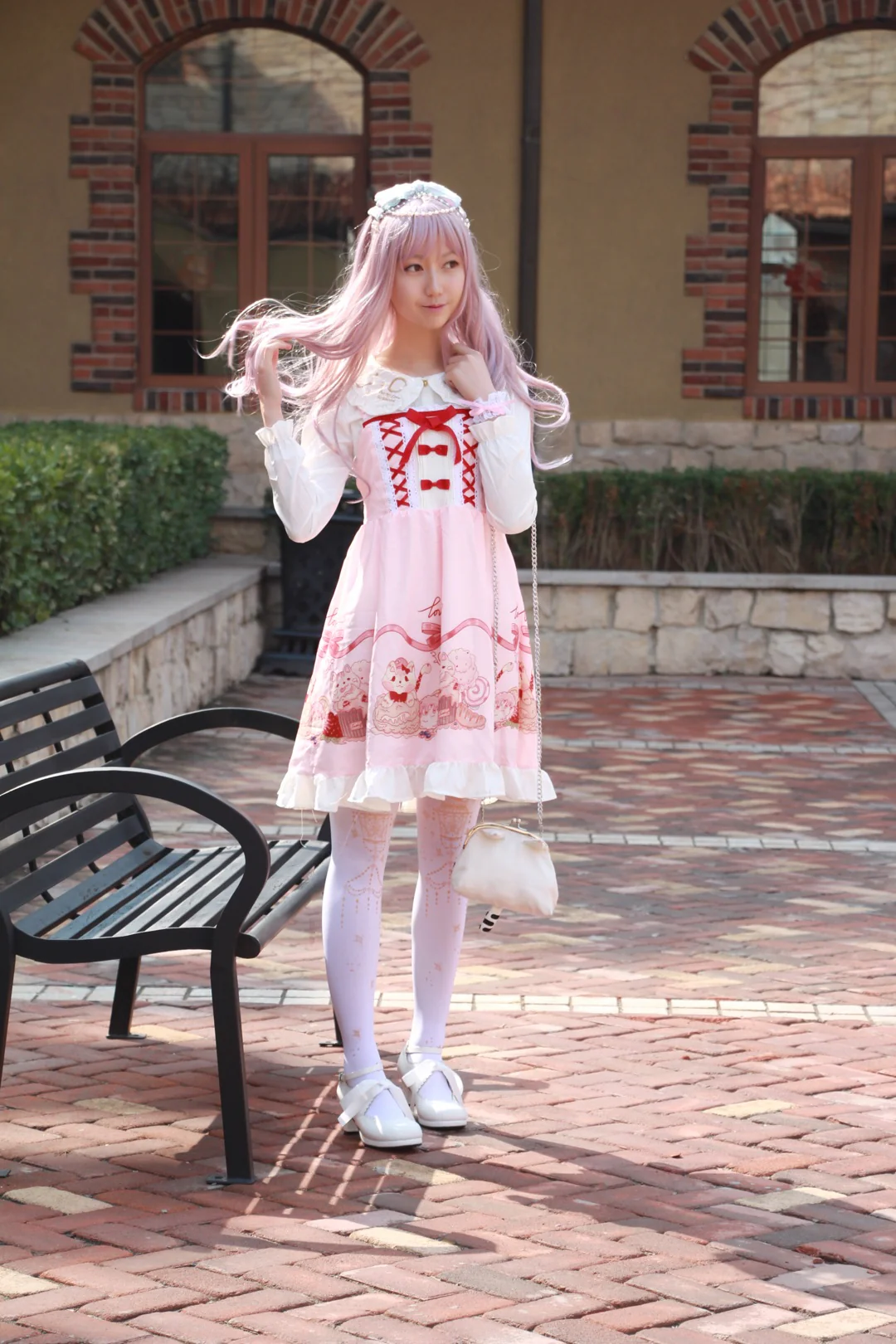 Qing Mengnuo - Elegant Lolita Satin High Heel Handmade Shoes - Image 18