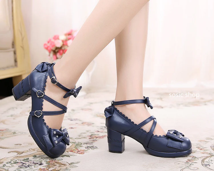 Sweet Lolita High Heel Handmade Shoes - Image 39