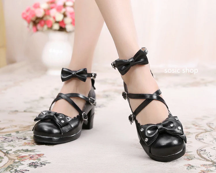 Sweet Lolita High Heel Handmade Shoes - Image 4