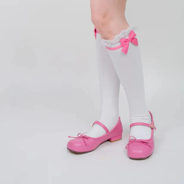 Roji roji - Spring Bow Lace Sweet Cotton Socks - Image 3