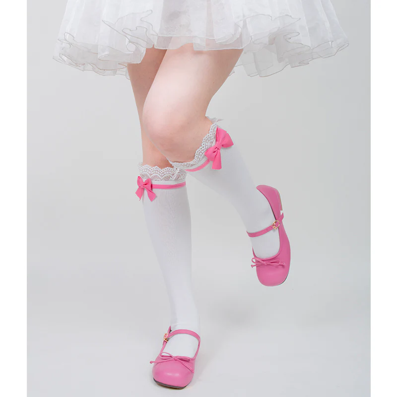 Roji roji - Spring Bow Lace Sweet Cotton Socks - Image 6