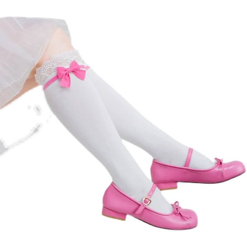 Roji roji - Spring Bow Lace Sweet Cotton Socks - Image 9