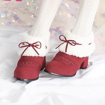 Spring Day Lolita - Kawaii Lolita Winter Multicolor Ankle Boots - Image 3