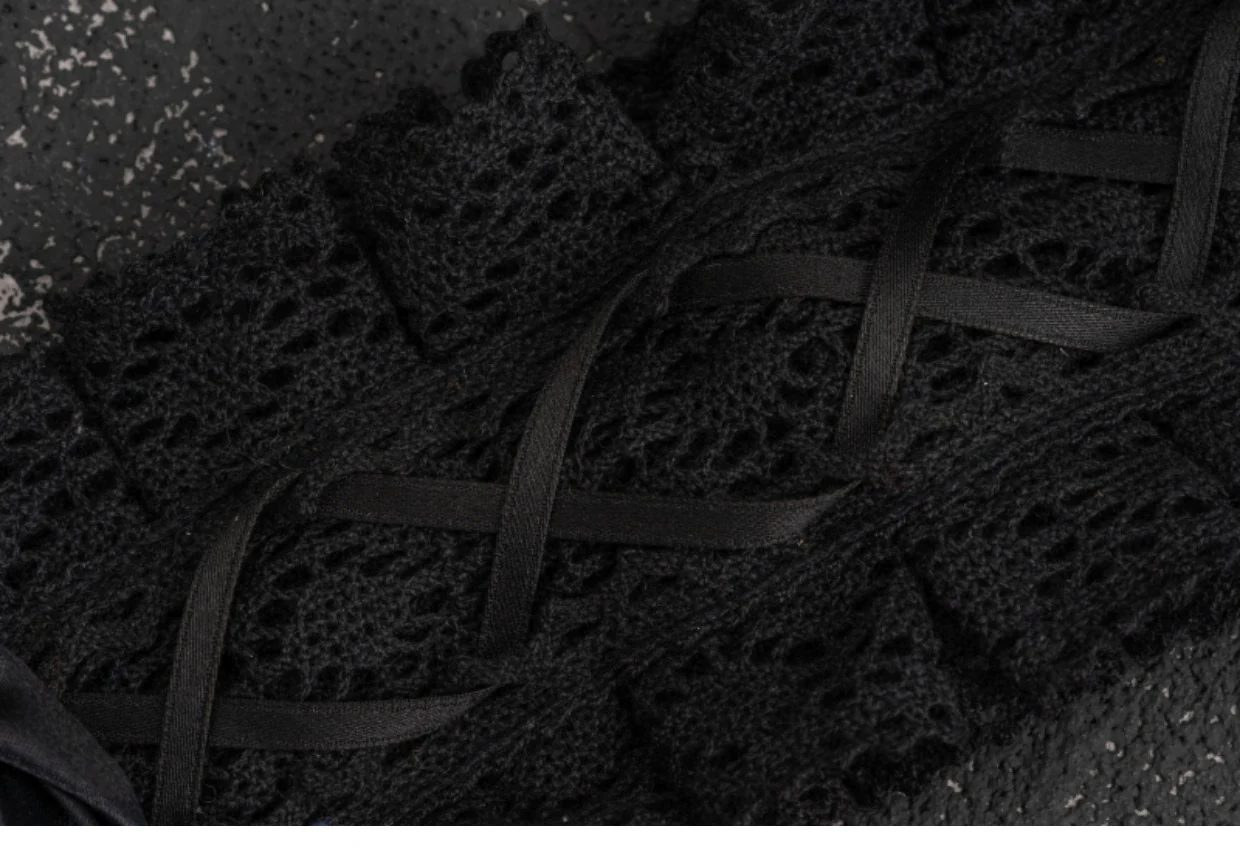 Strange Sugar - Gothic Handmade Black Rose Hairband - Image 10