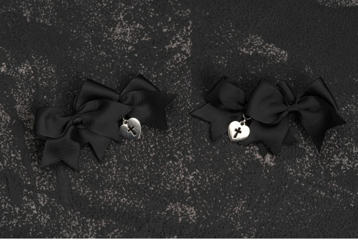 Strange Sugar - Gothic Lolita Cross bows headdress - Image 4