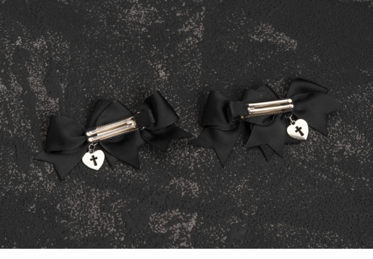 Strange Sugar - Gothic Lolita Cross bows headdress - Image 7