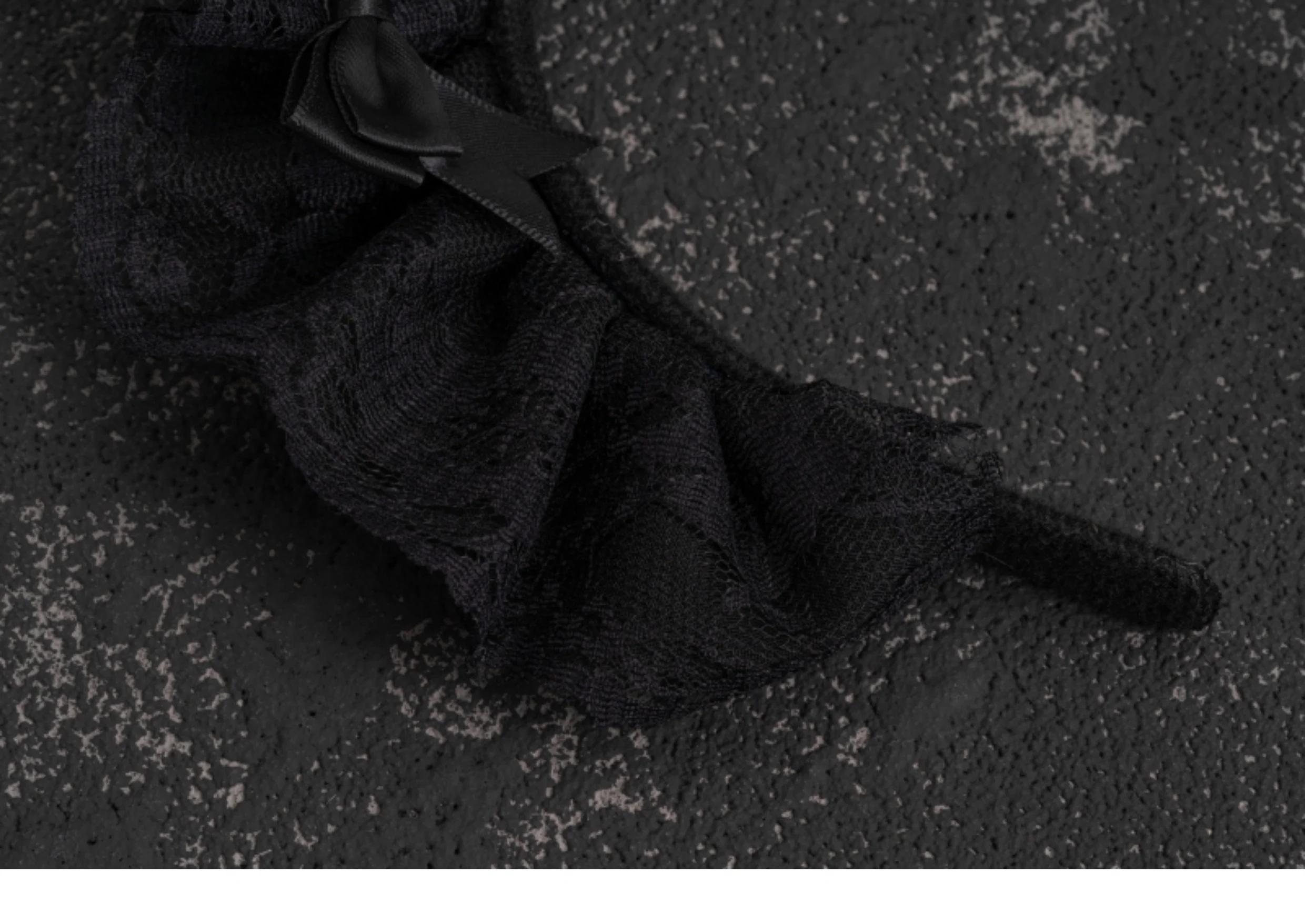 Strange Sugar - Gothic Lolita Lace Black Headband - Image 7