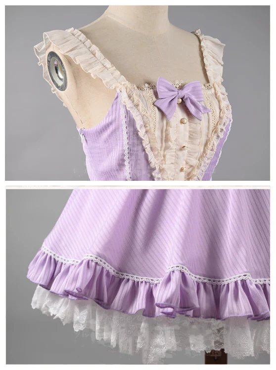 Midsummer Star - Foil Printing Lolita JSK Dress Solid Color - Image 29