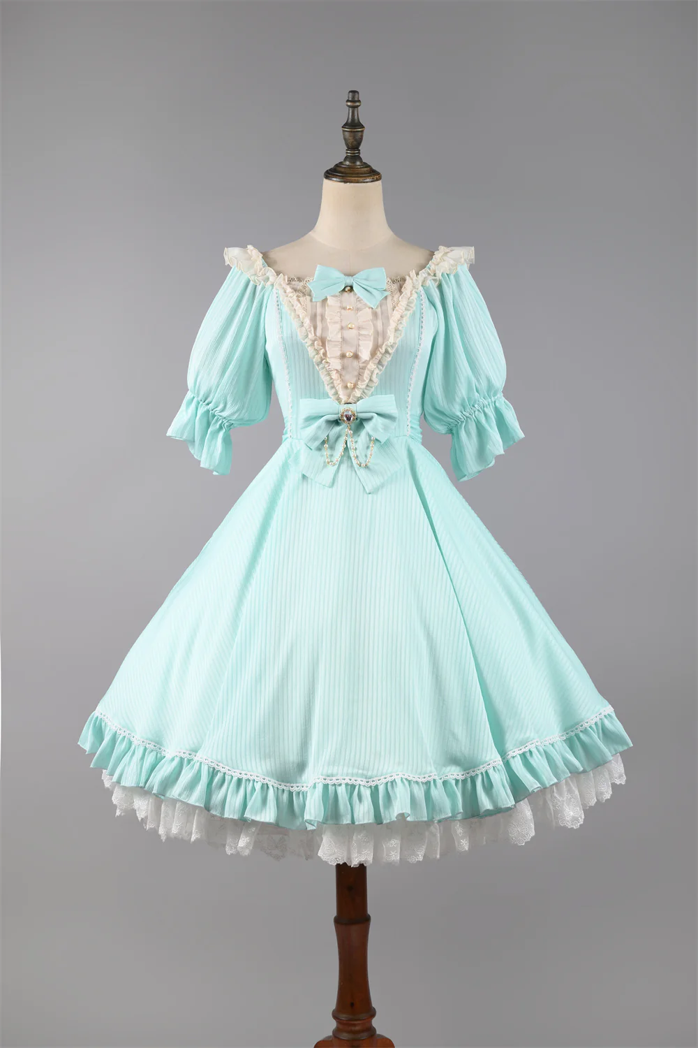 Midsummer Star - Foil Printing Lolita JSK Dress Solid Color - Image 3