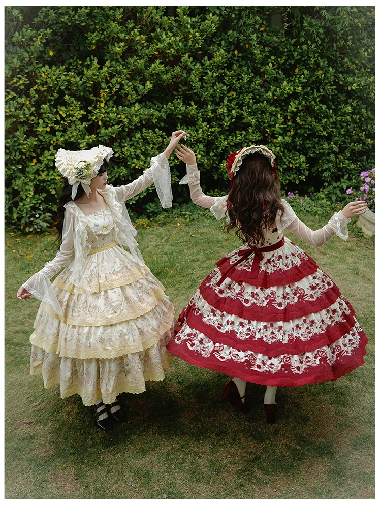 With PUJI - Letters and Poetry - Summer Classic Lolita Tulle Lace Bolero with Multi-Color - Image 15