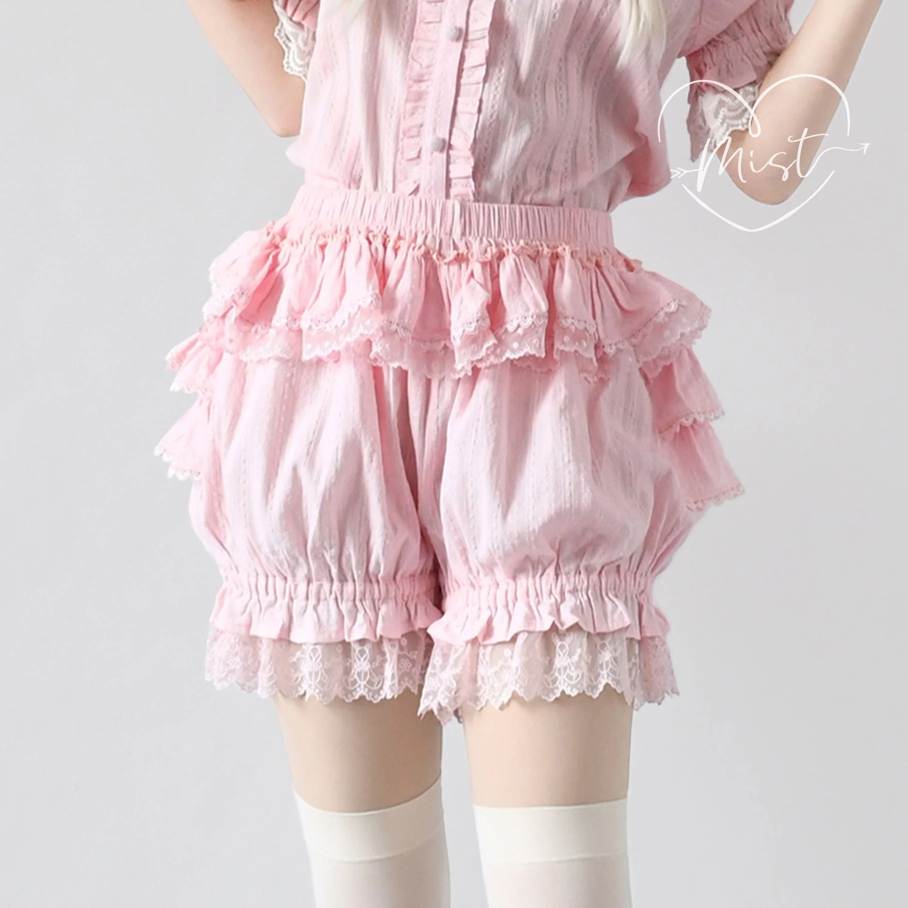 Summer Cotton Lolita Bloomers, Anti Exposure - Image 11