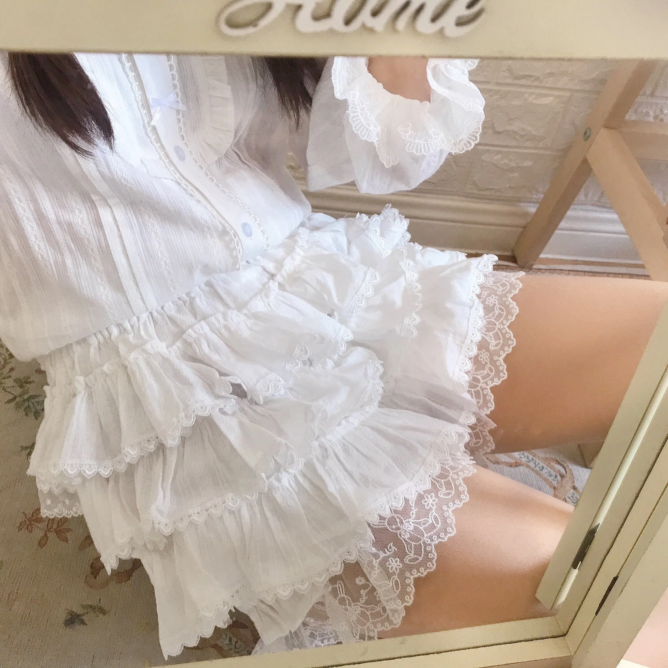 Summer Cotton Lolita Bloomers, Anti Exposure - Image 18