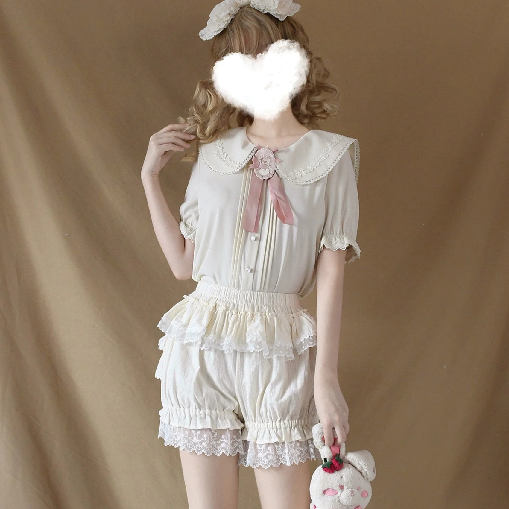 Summer Cotton Lolita Bloomers, Anti Exposure - Image 25