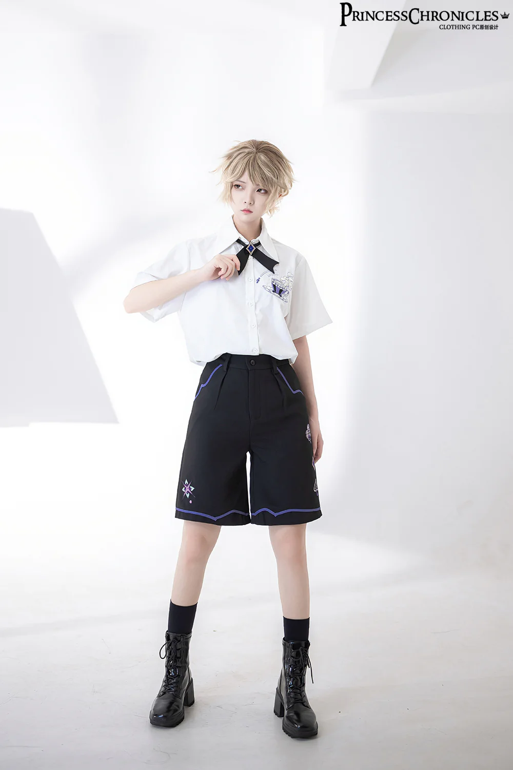 Summer Loose Embroidered Short Sleeve White Shirt - Image 9