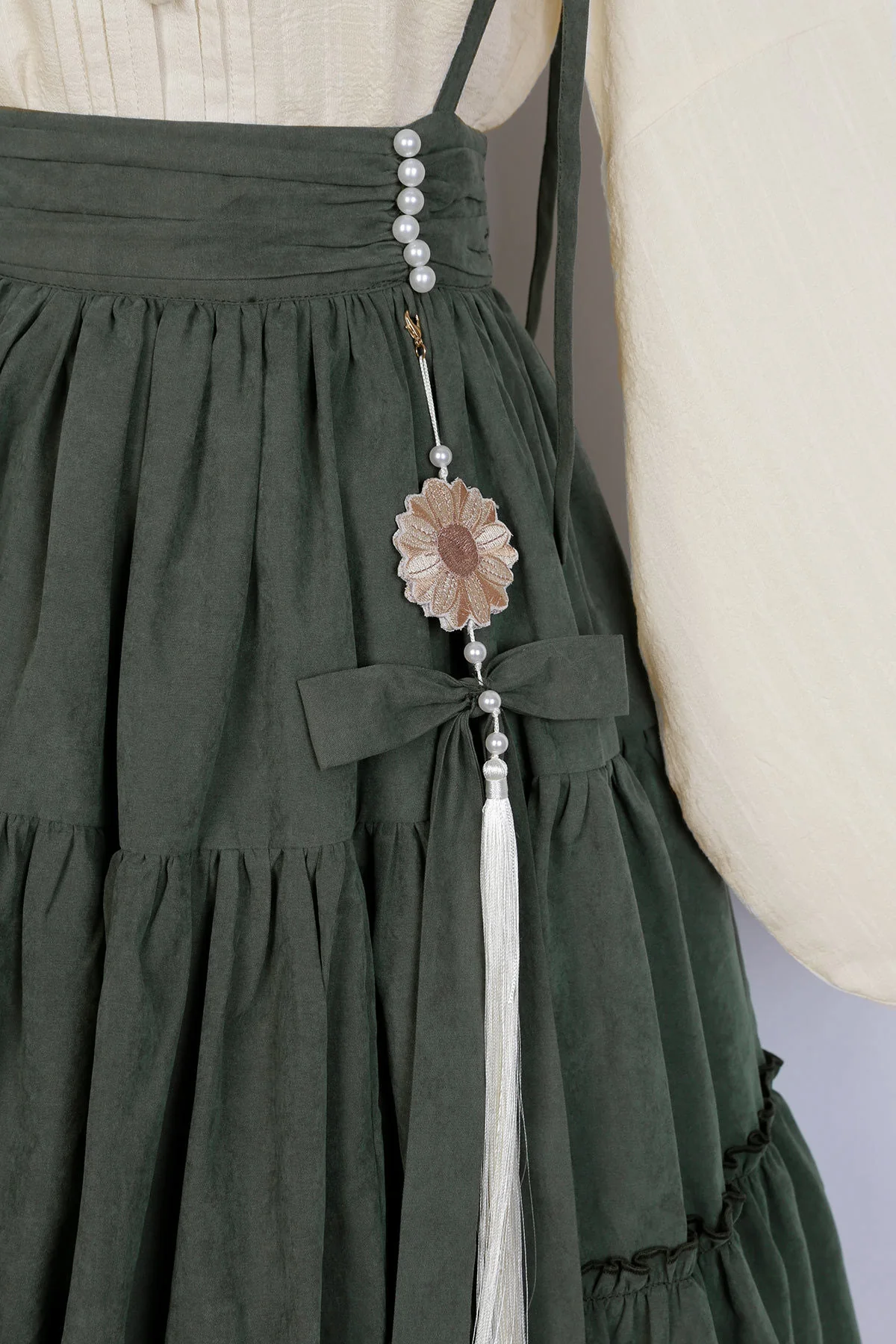 Meow Jun - Sunflower Appointment - Chinese Style Skirt and Blouse - Image 28