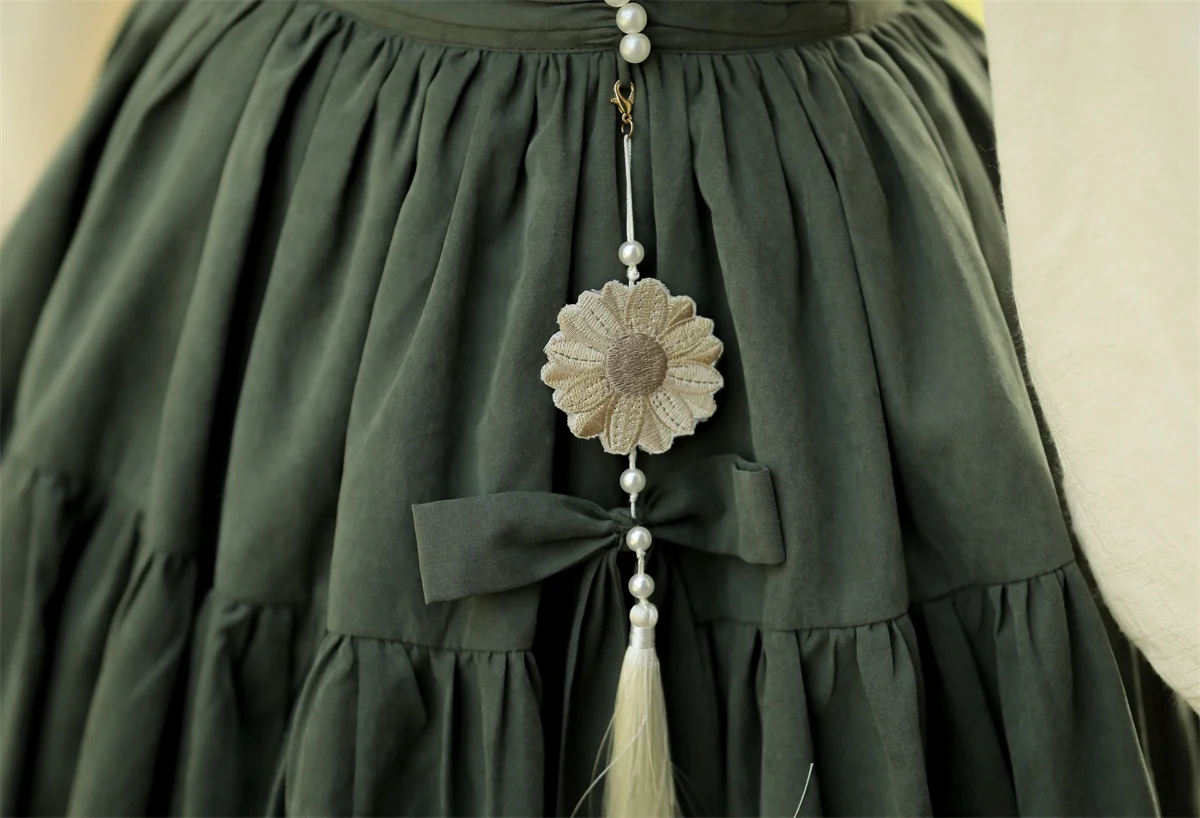 Meow Jun - Sunflower Appointment - Chinese Style Skirt and Blouse - Image 29