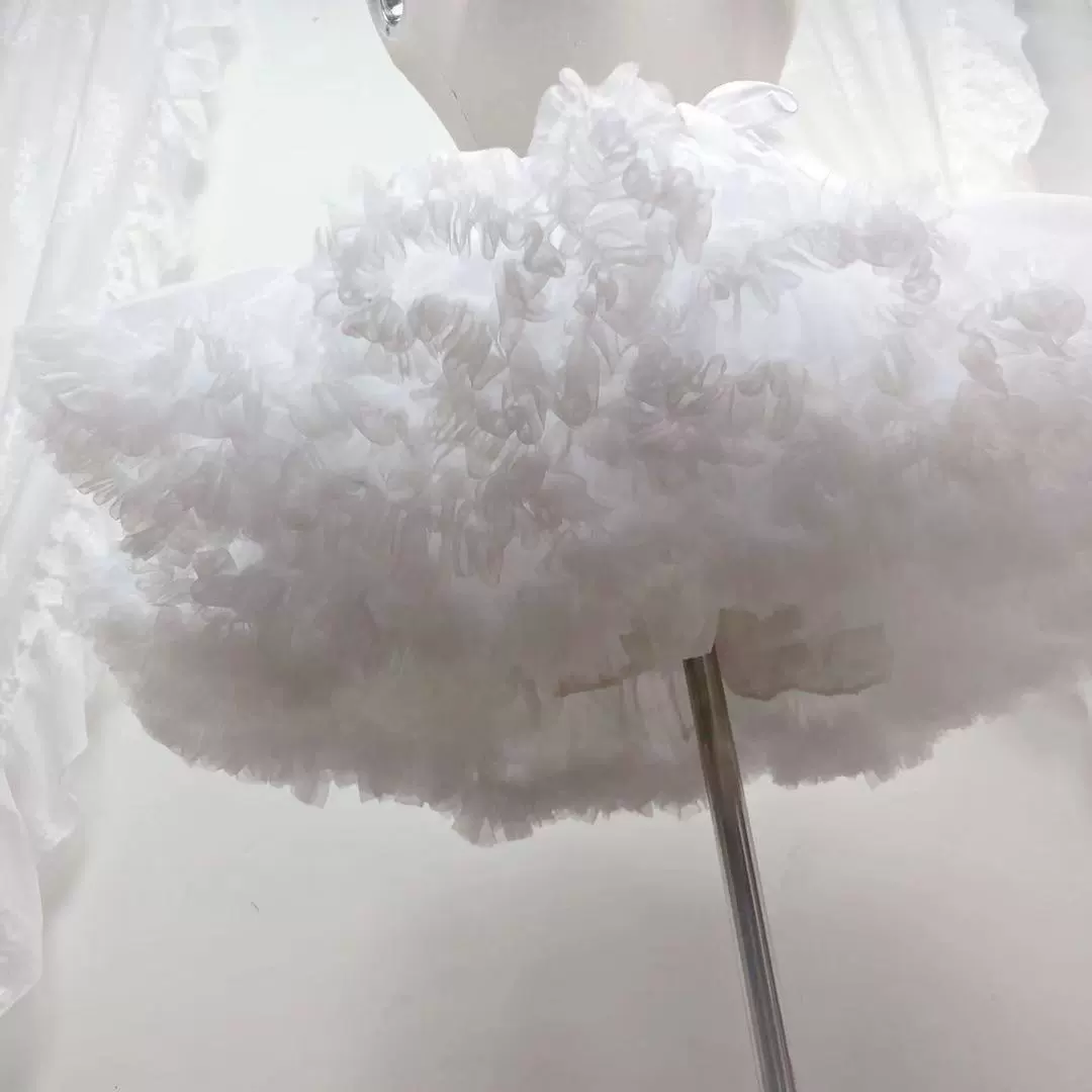 Super Puffy Lolita White Petticoat - Image 4