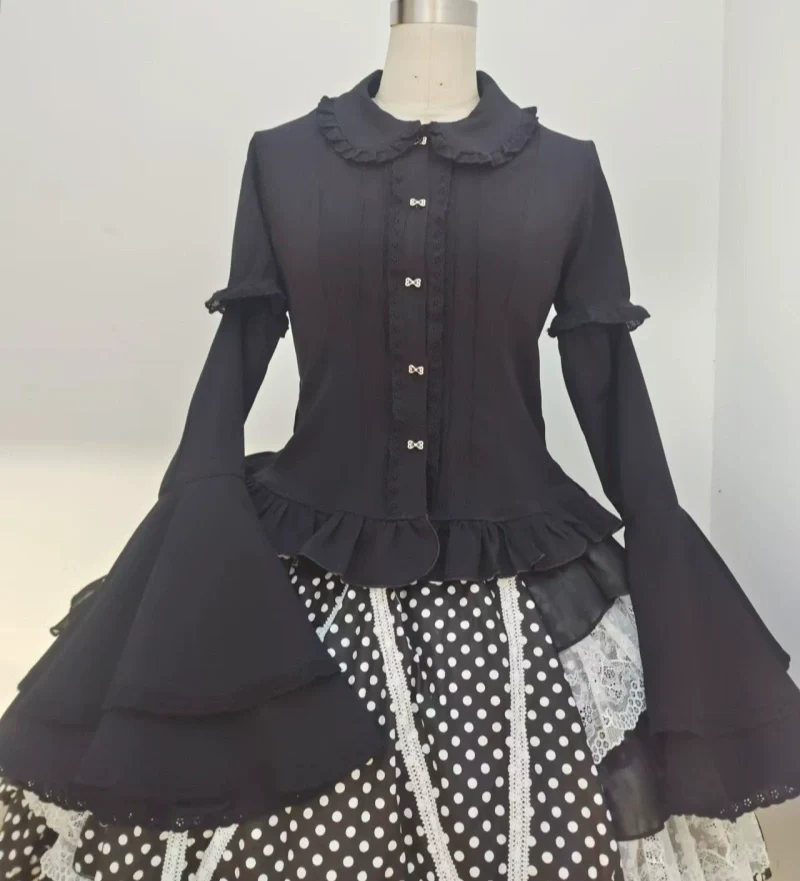 Daily Lolita White Short Sleeve Shirt - Image 8