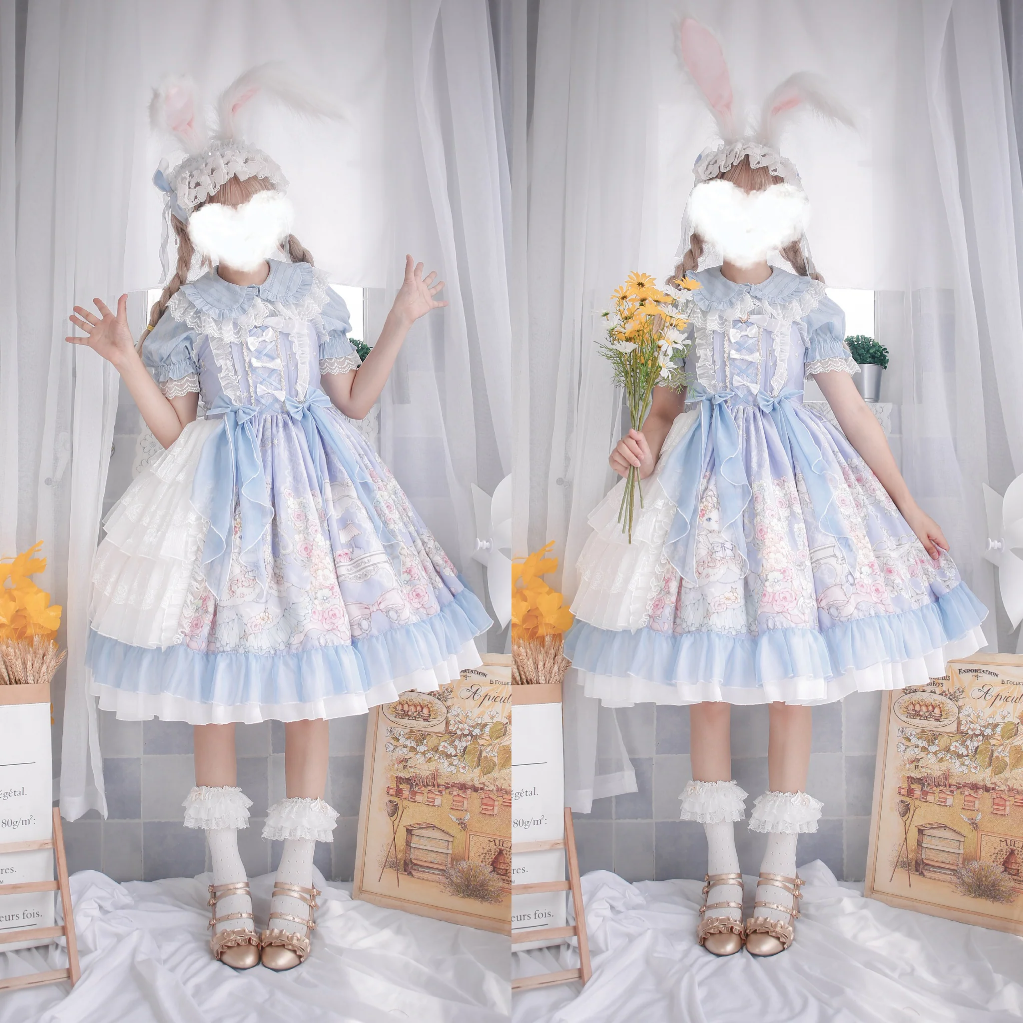 Sweet Lolita Golilla Short Sleeve Shirt - Image 33