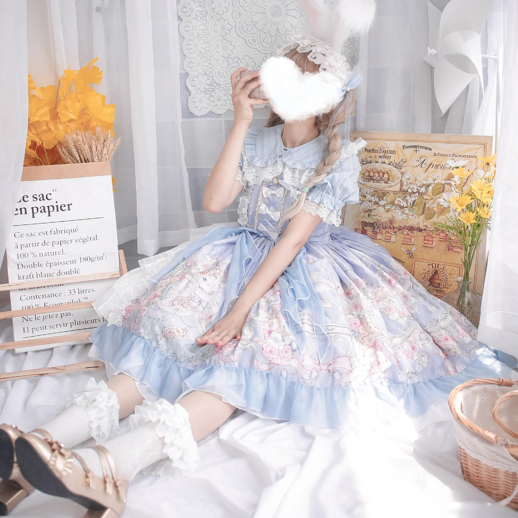 Sweet Lolita Golilla Short Sleeve Shirt - Image 34