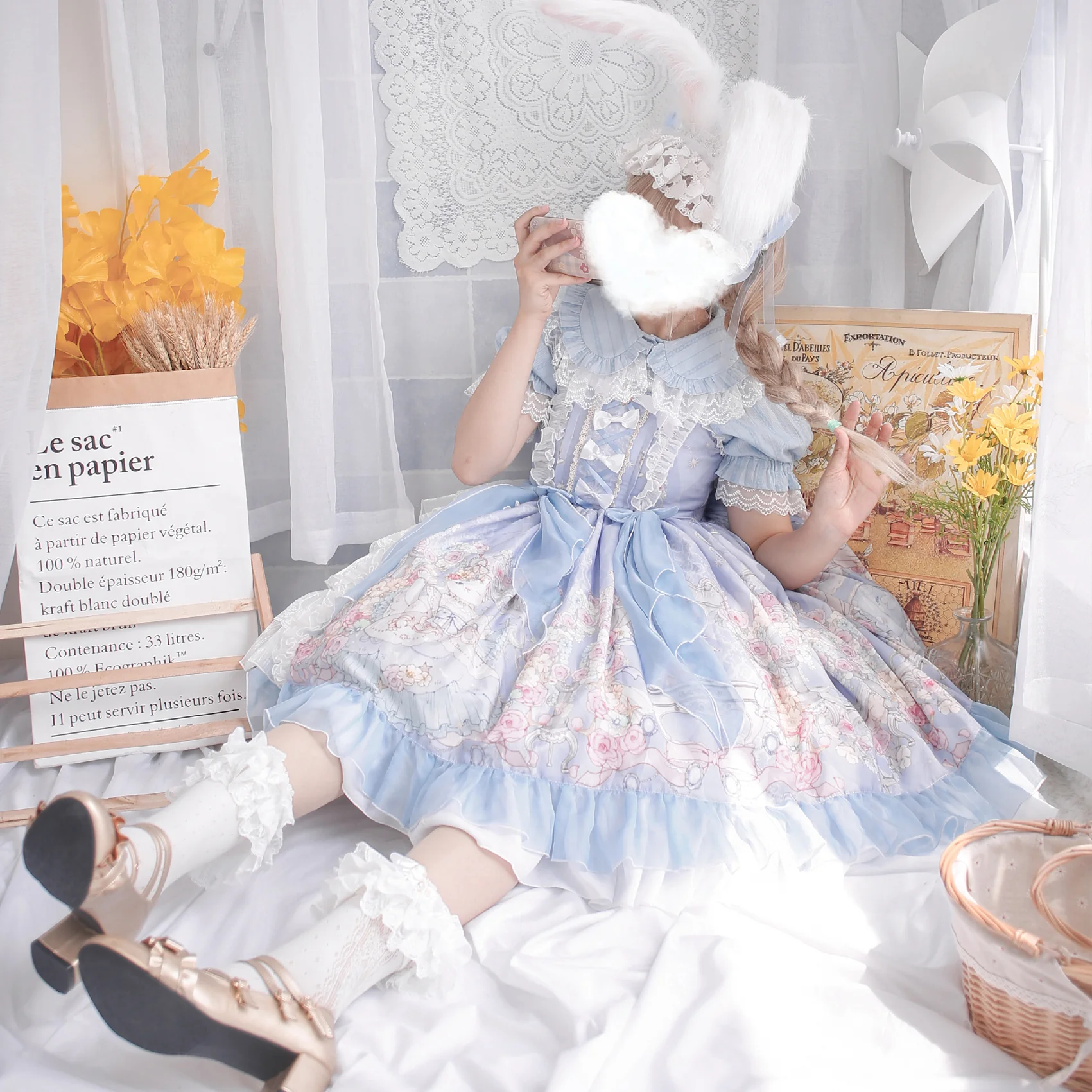 Sweet Lolita Golilla Short Sleeve Shirt - Image 35