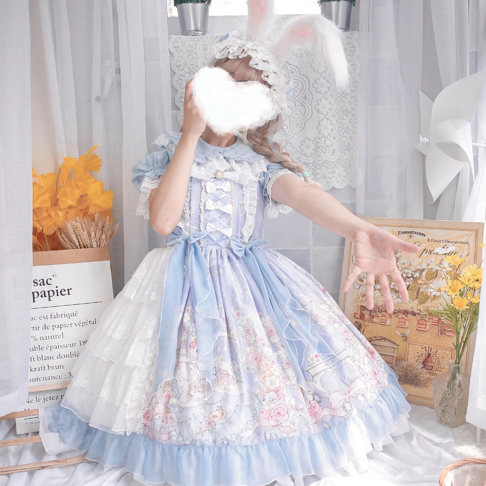 Sweet Lolita Golilla Short Sleeve Shirt - Image 36