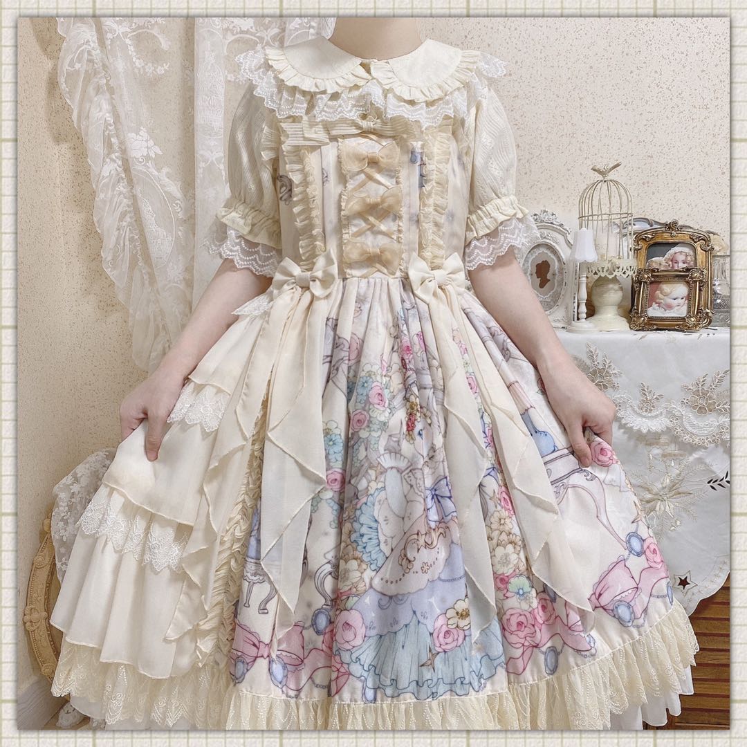 Sweet Lolita Golilla Short Sleeve Shirt - Image 38