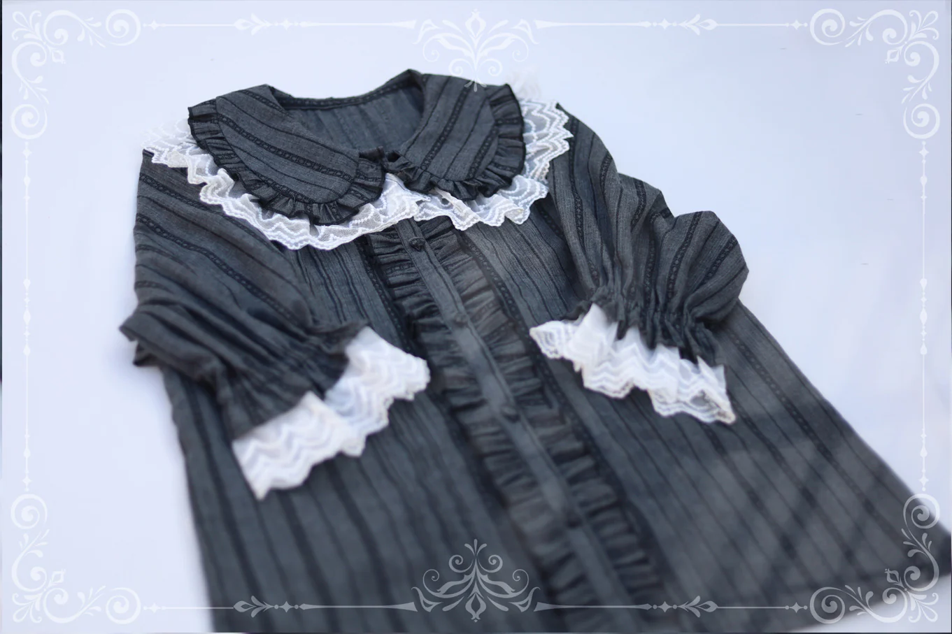 Sweet Lolita Golilla Short Sleeve Shirt - Image 46