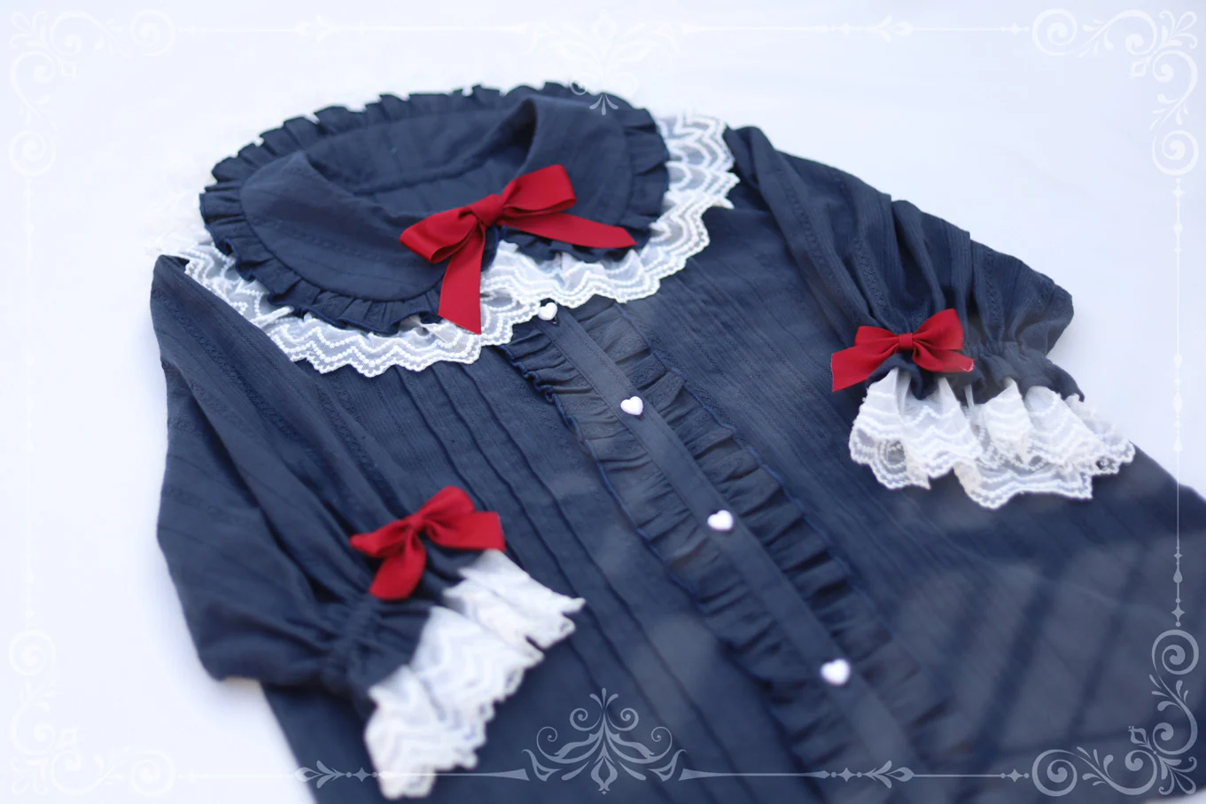 Sweet Lolita Golilla Short Sleeve Shirt - Image 50