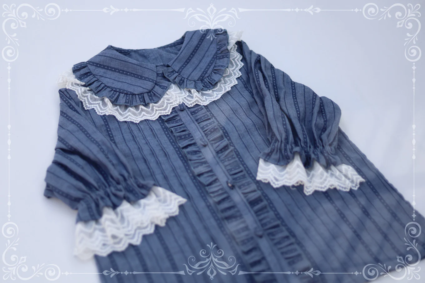 Sweet Lolita Golilla Short Sleeve Shirt - Image 59