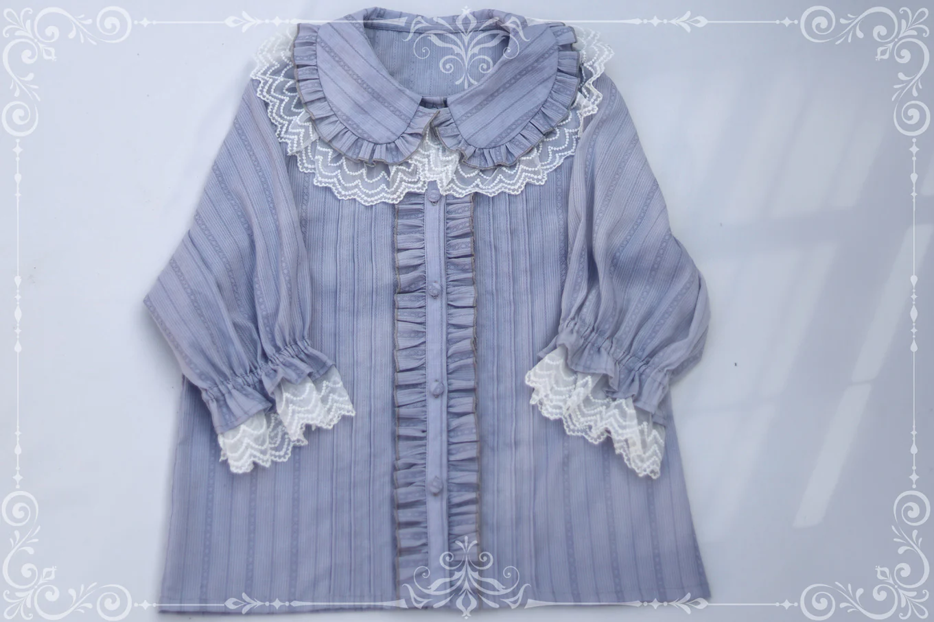 Sweet Lolita Golilla Short Sleeve Shirt - Image 65