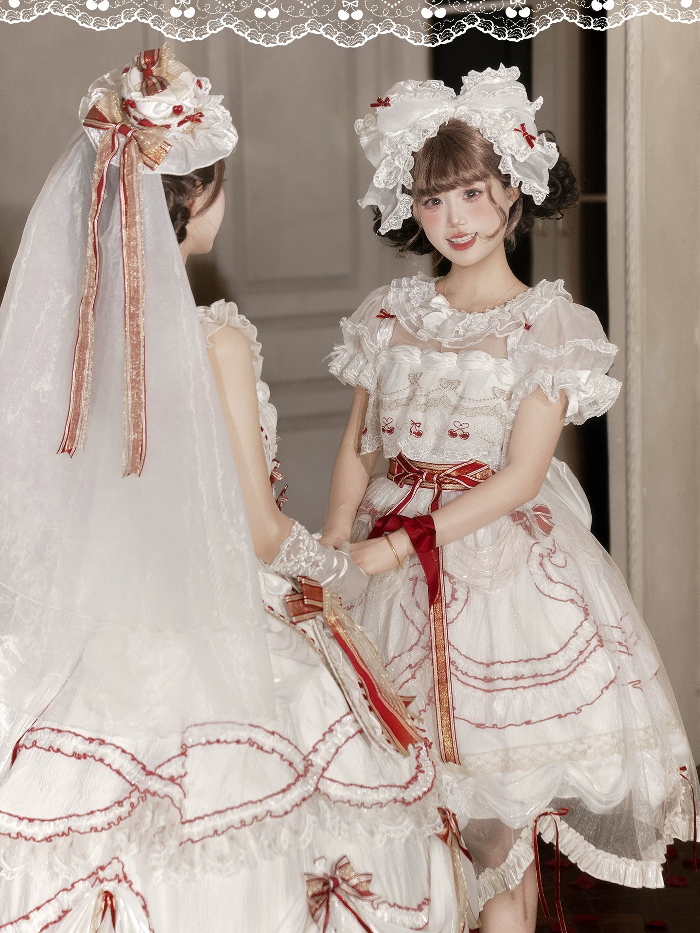 Cherry Cake - Sweet Lolita Accessories Set - Image 6