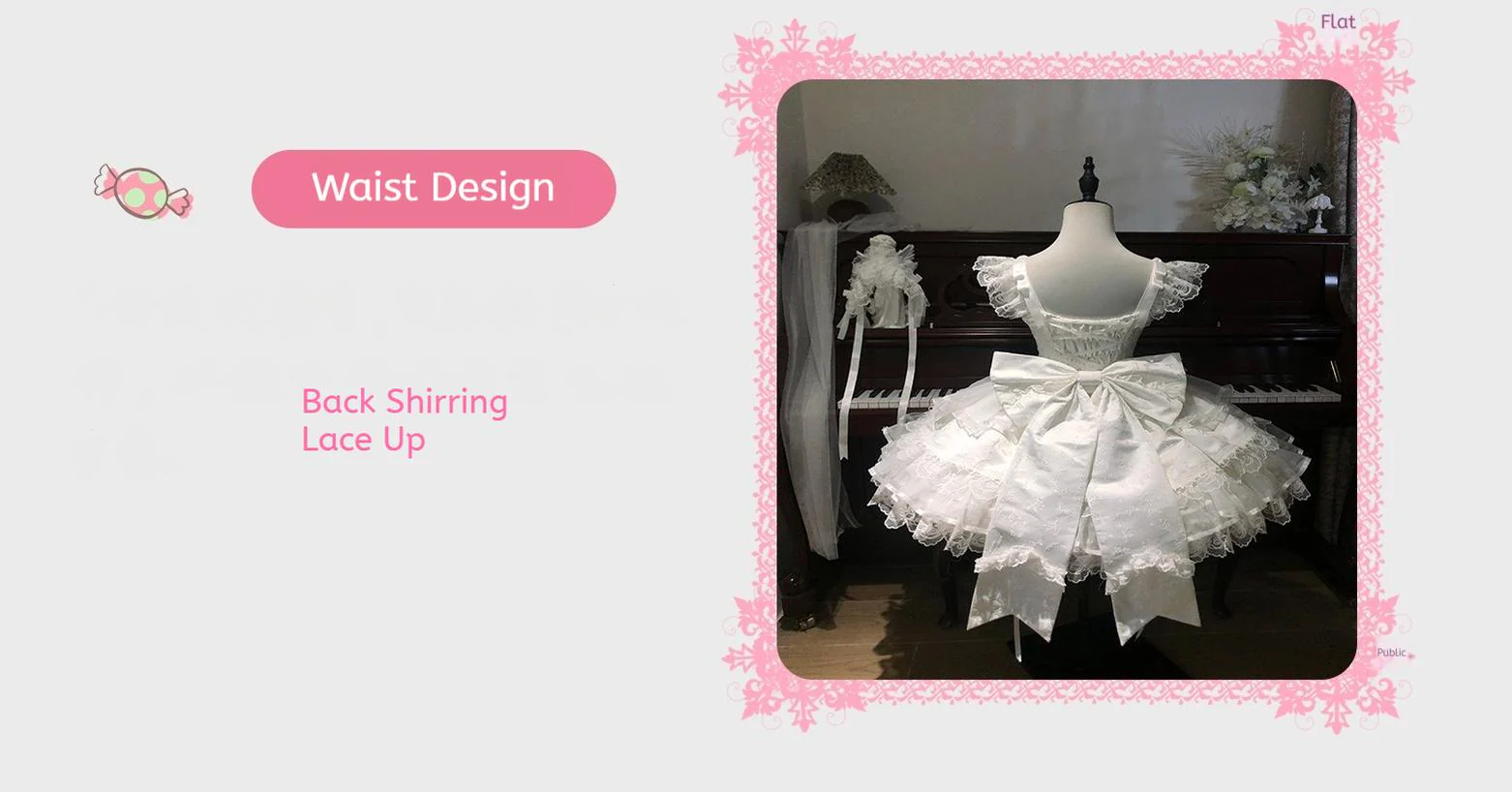 Fleeting Isle - Sweet Lolita Ballet Style Jumper Dress - Image 11