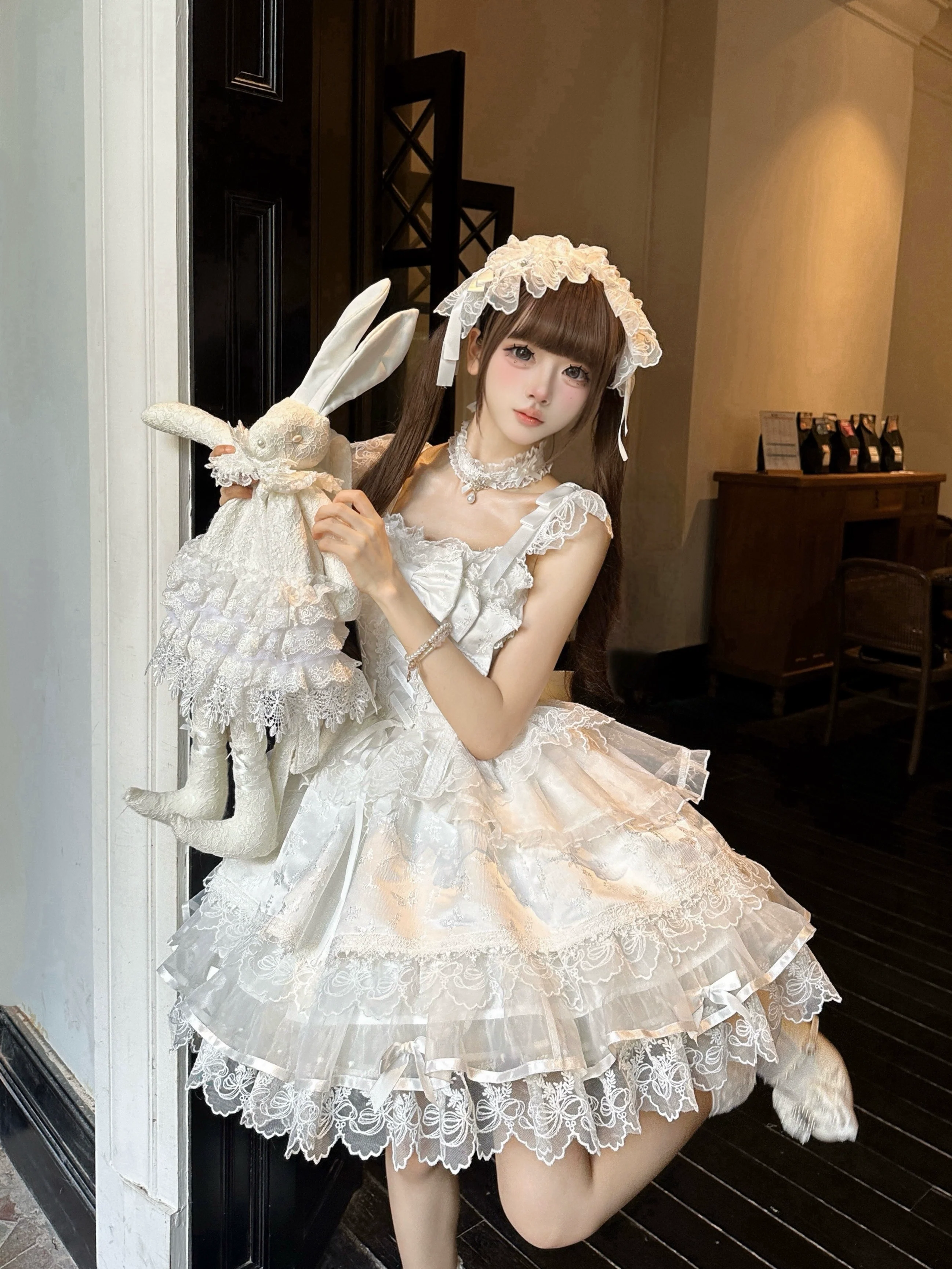 Fleeting Isle - Sweet Lolita Ballet Style Jumper Dress - Image 13