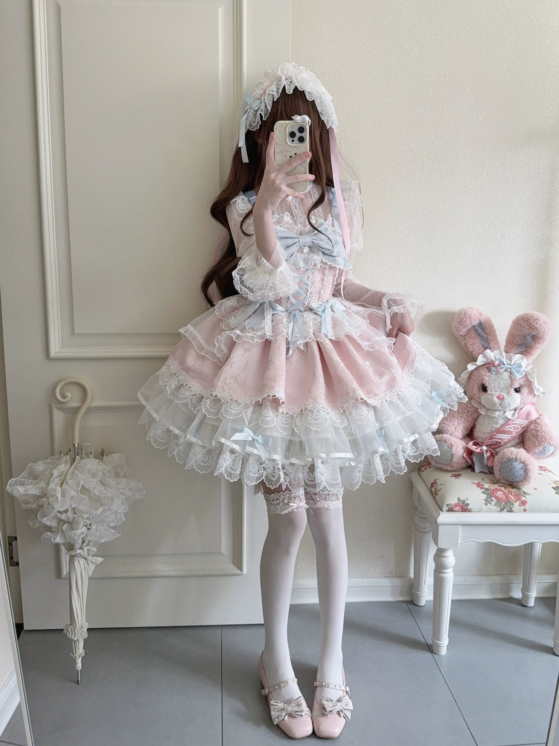 Fleeting Isle - Sweet Lolita Ballet Style Jumper Dress - Image 15