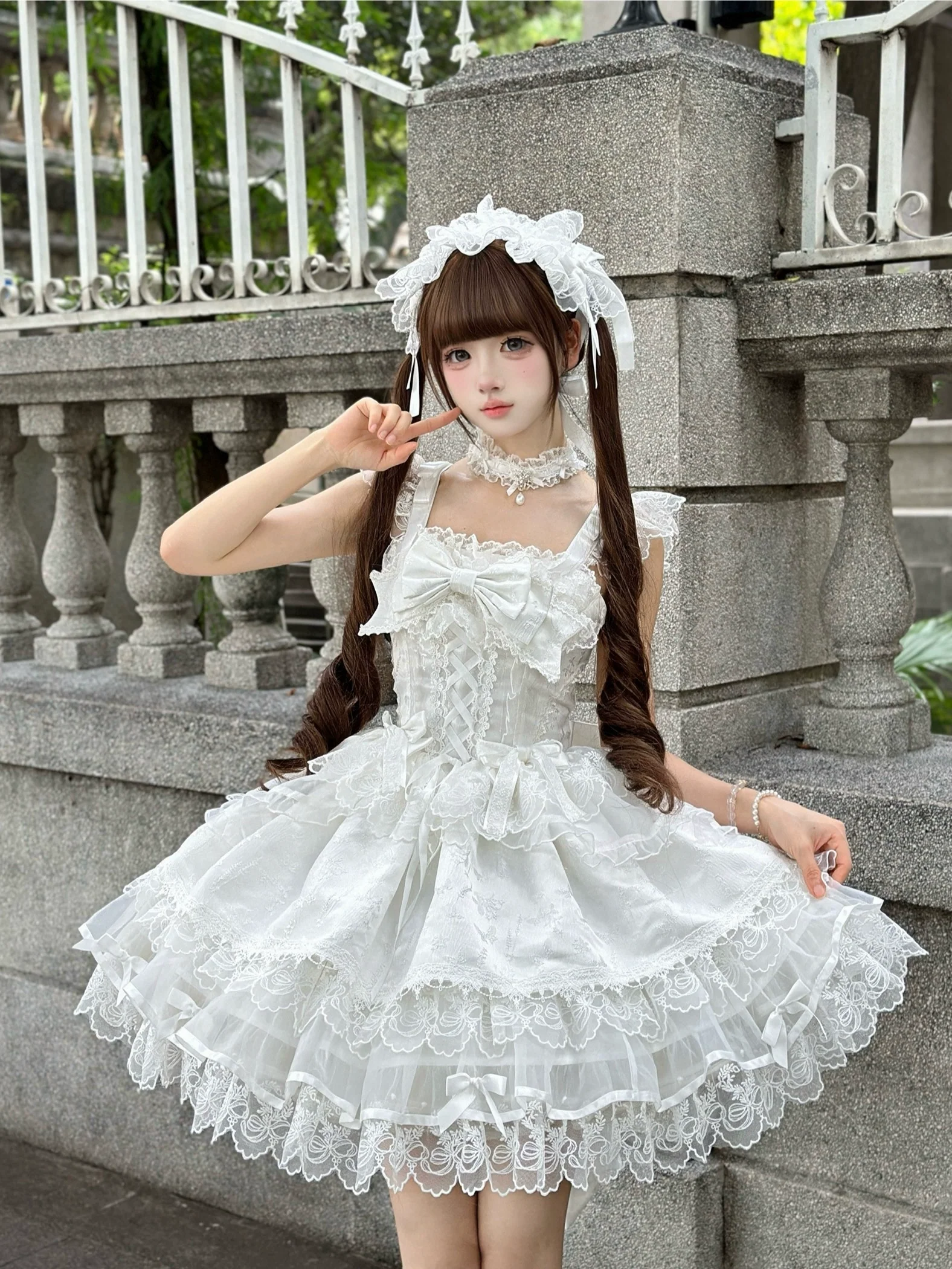 Fleeting Isle - Sweet Lolita Ballet Style Jumper Dress - Image 17