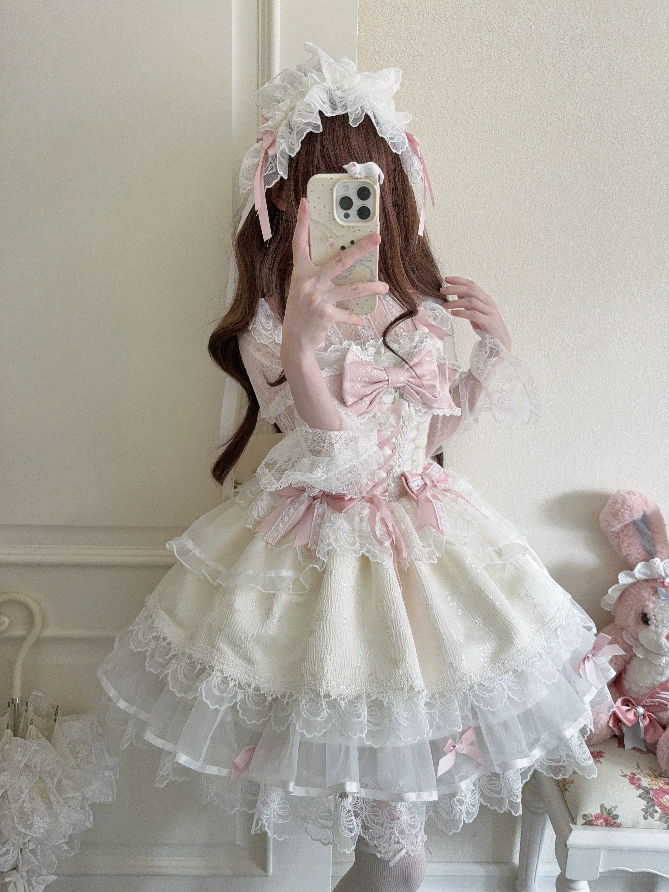 Fleeting Isle - Sweet Lolita Ballet Style Jumper Dress - Image 29